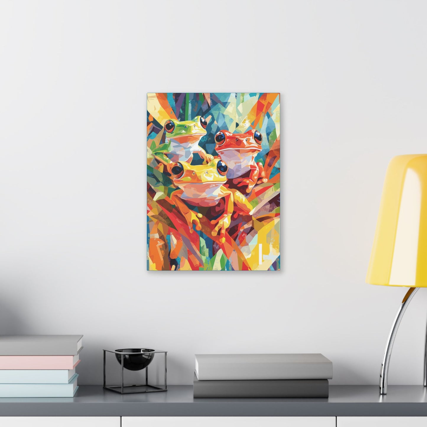 Frogs are Friends - Delight in Nature Series - Fine Art Print on Canvas