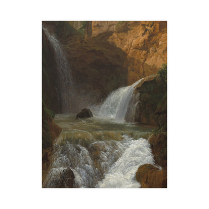 Waterfalls at Tivoli - Italian Landscape Fine Art Poster