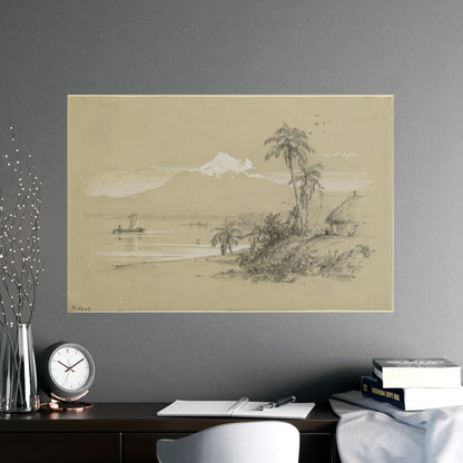 Magdalena River South America - Tropical Landscape Fine Art Poster