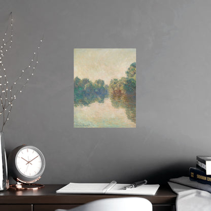 The Seine at Giverny - Monet Fine Art Poster