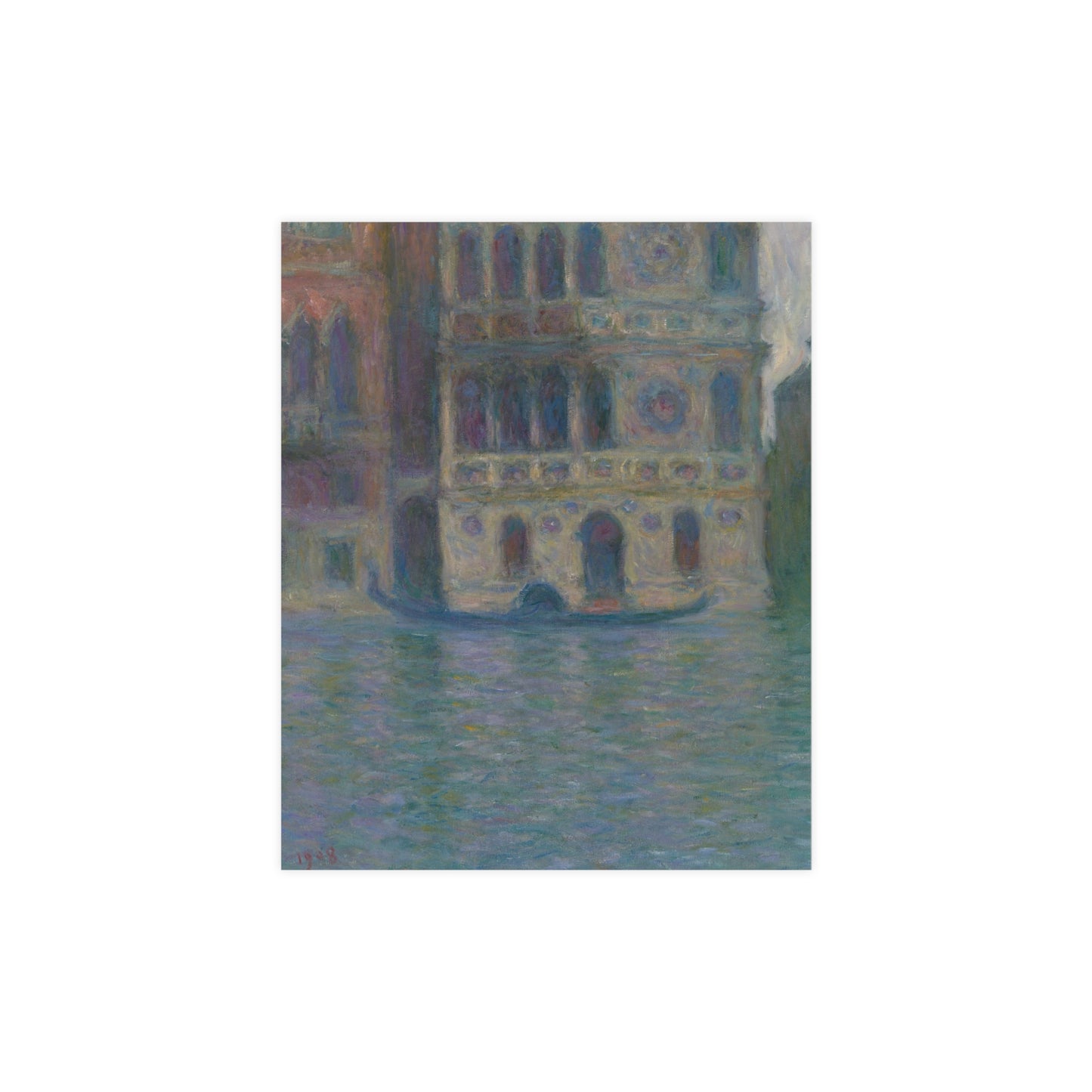 Venice Palazzo Dario - Monet Fine Art Poster