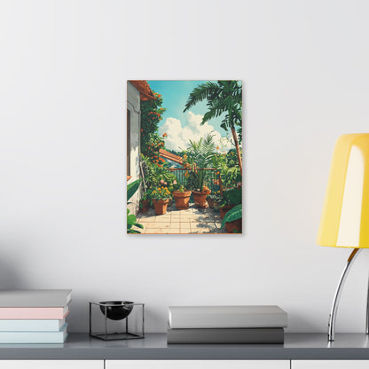 Room with a View - Let's Stay on Vacay Series- Fine Art Print on Canvas