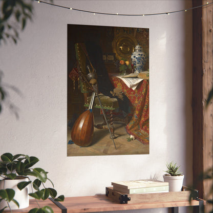 Elegant - Still Life Art - 17th Century Interior Painting - Fine Art Print - Gothic Art - Vintage Fine Art