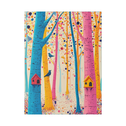 Here for the Birds - Delight in Nature Series - Fine Art Print on Canvas