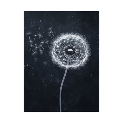 Just Dandy Dandelion Inspirational Fine Art Print