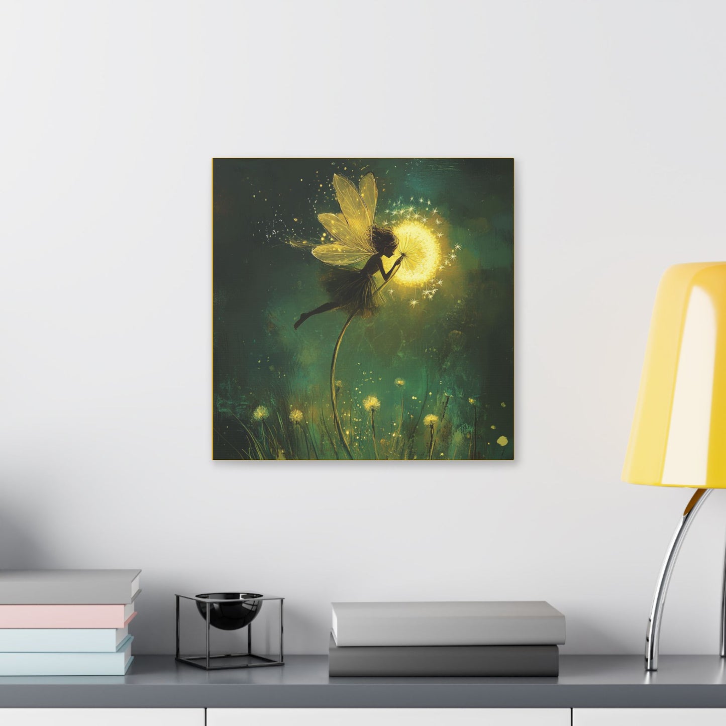 Wishes Do Come True - Fairies & Flowers Collection - Wall Art on Canvas