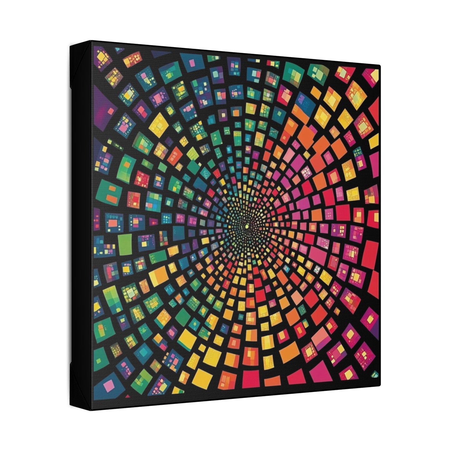 Chameleon Squares on Canvas