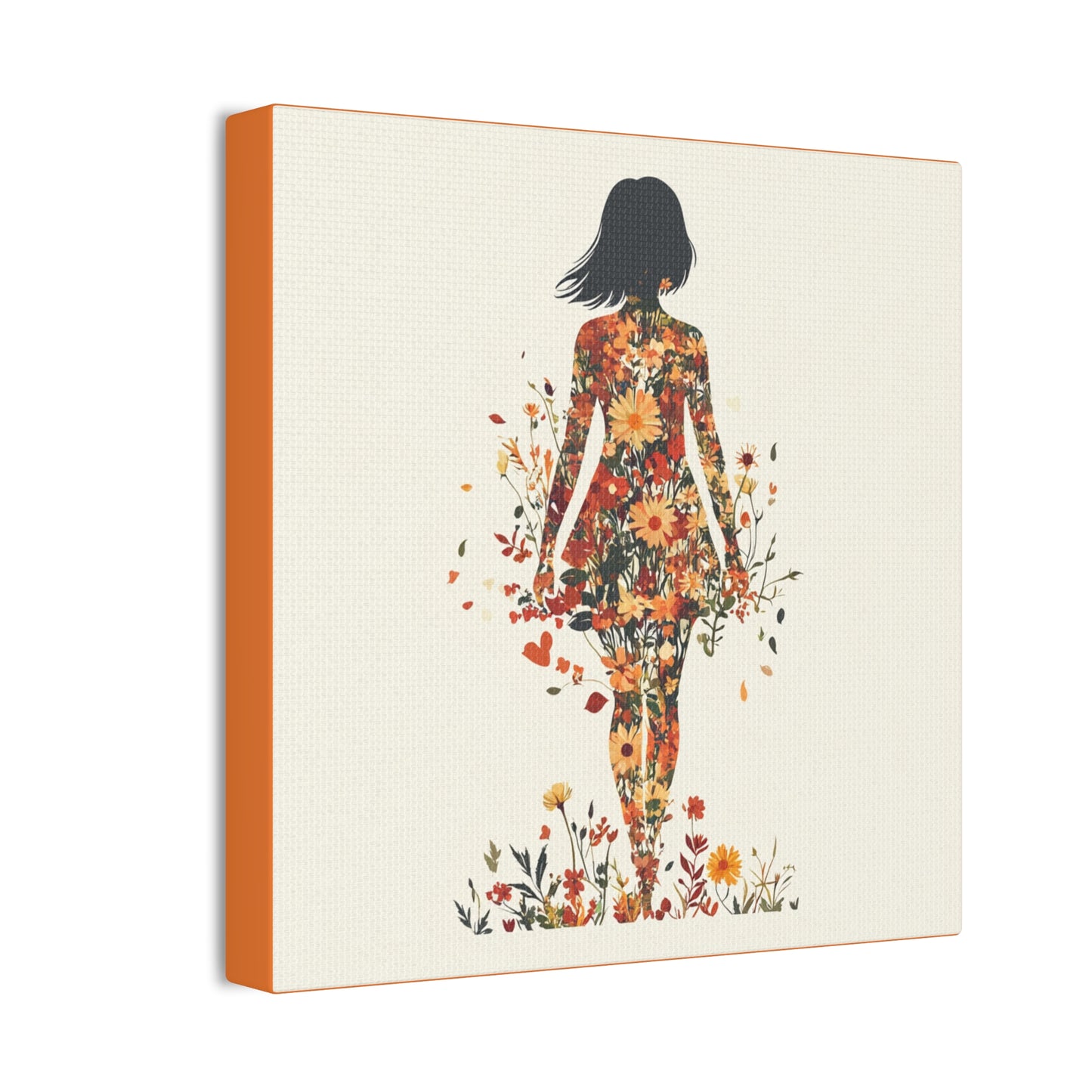 You Belong Among the Wildflowers  - Flower Girl - Print on Canvas