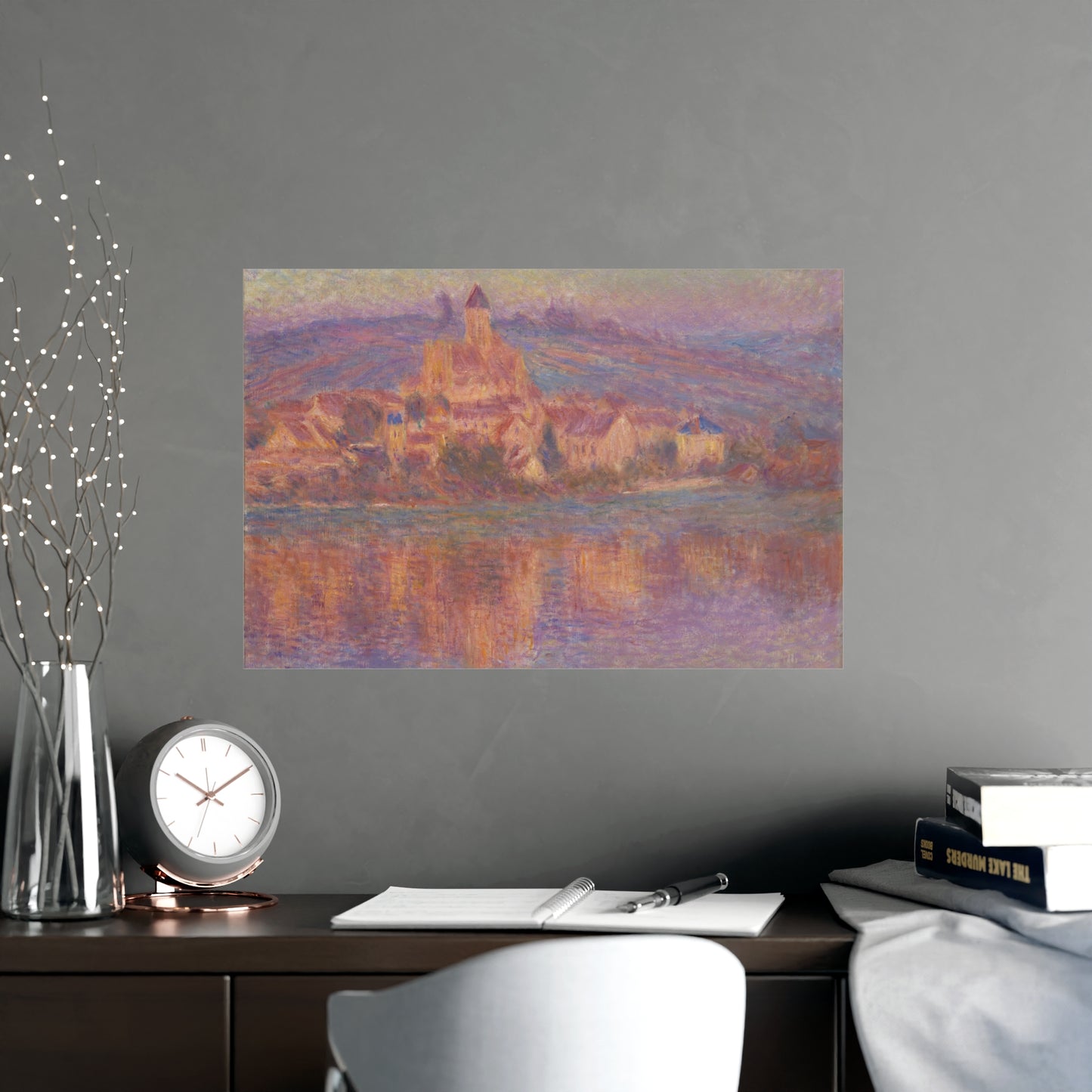Vetheuil - Monet Village Landscape Fine Art Poster