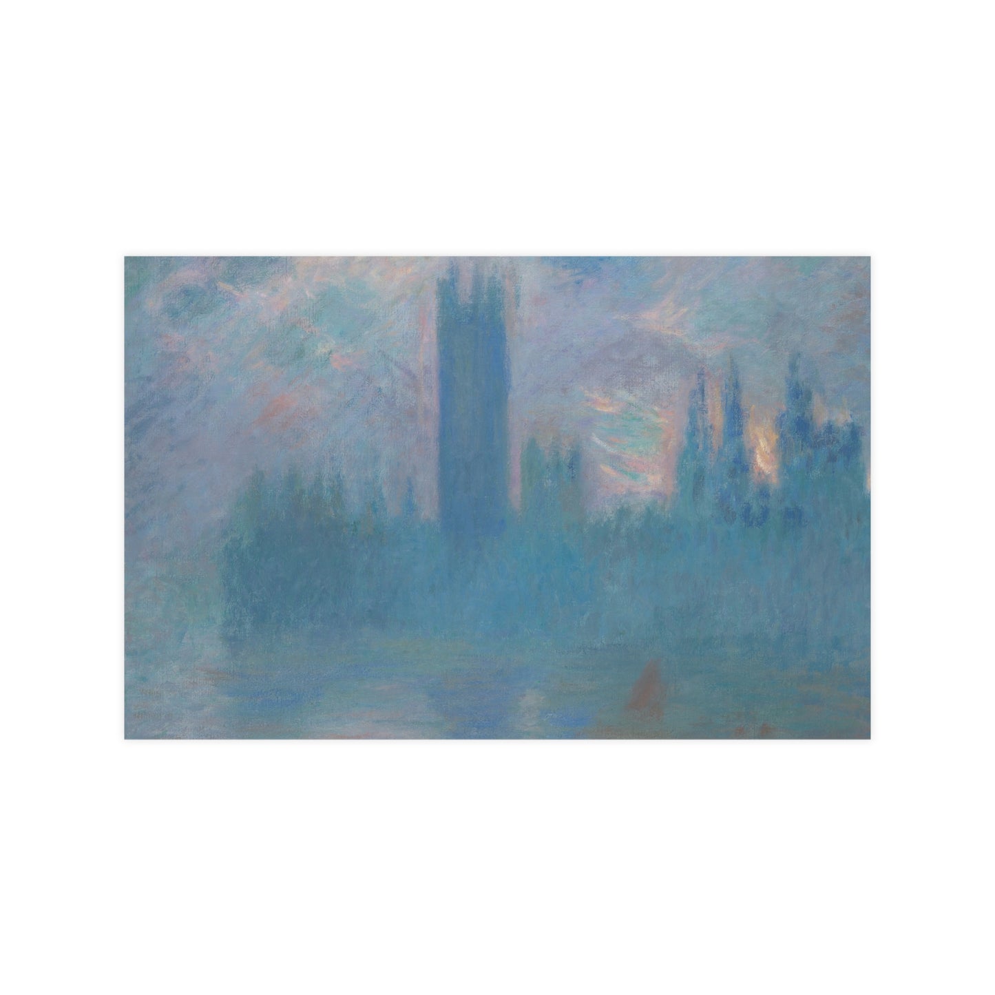 Houses of Parliament London - Monet Fine Art Poster