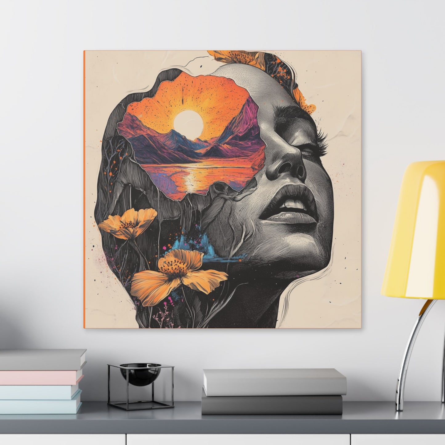 Beauty is in the Eye of the Beholder  - Fine Art Print on Canvas