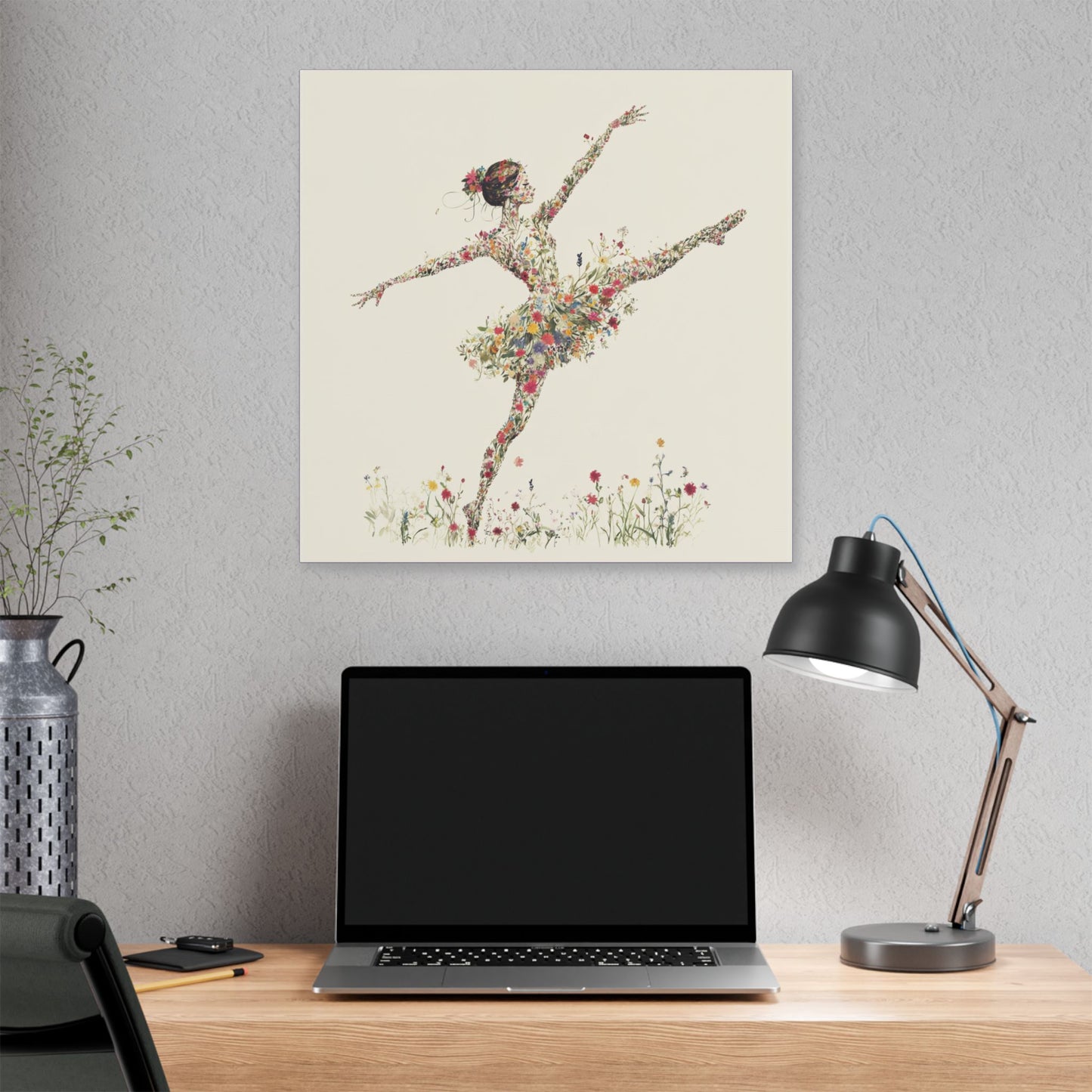 You Belong Among the Wild Flowers - Frolic - on Canvas