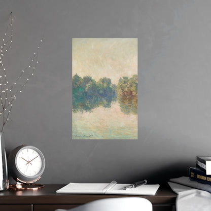 The Seine at Giverny - Monet Fine Art Poster