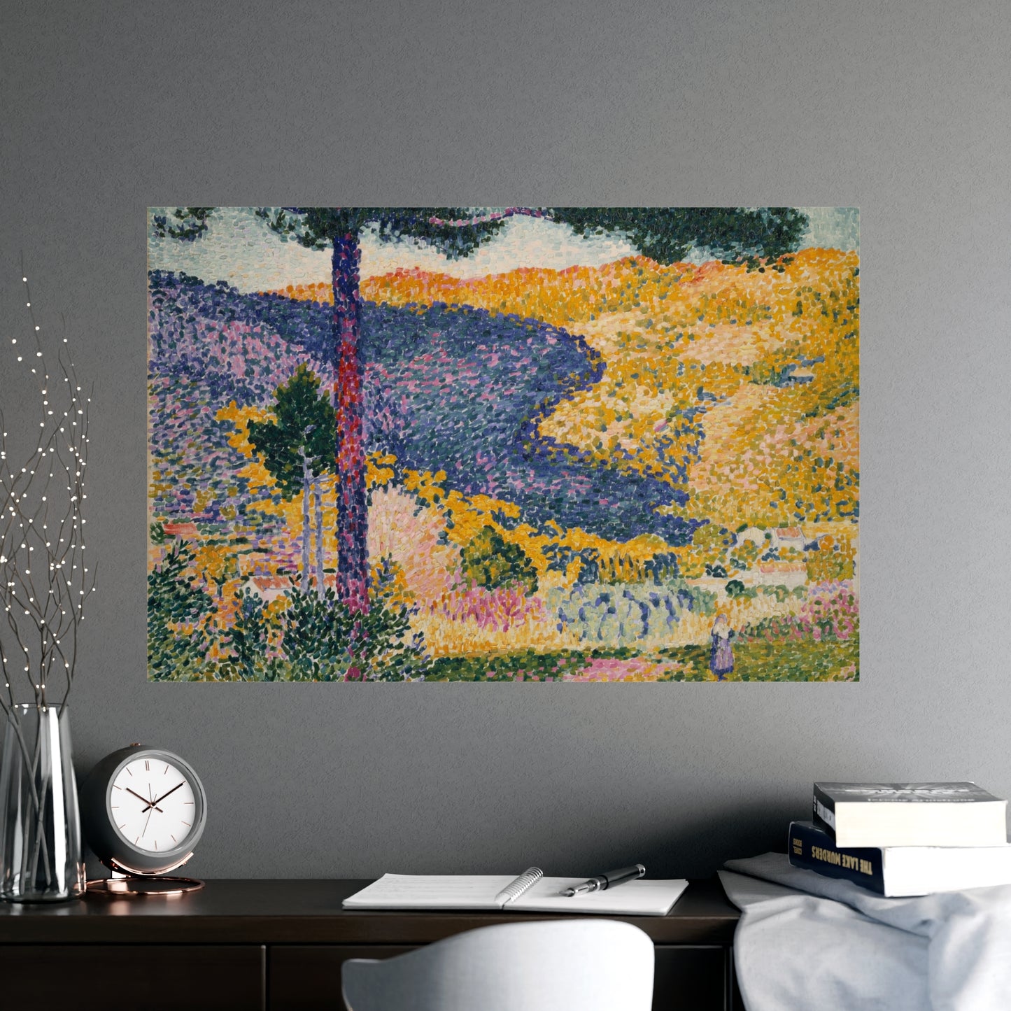 Valley with Fir Shade on the Mountain - Museum Collection - Fine Art Poster