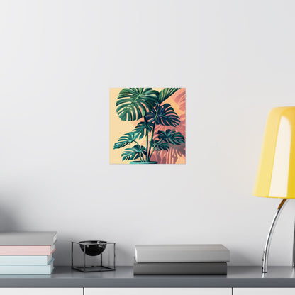 Tropical Monstera Botanical Fine Art Print