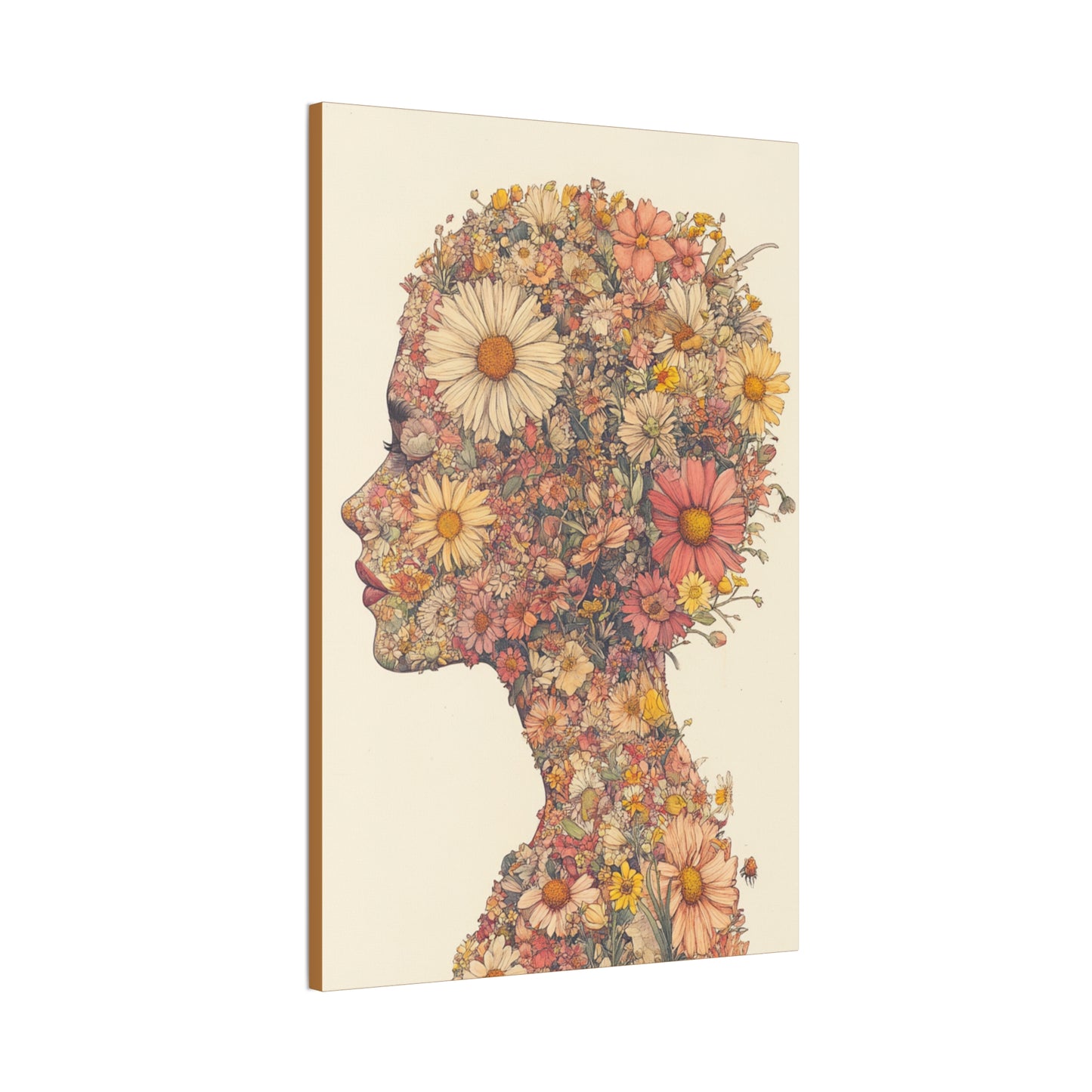And So She Grew on Canvas