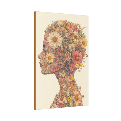 And So She Grew on Canvas