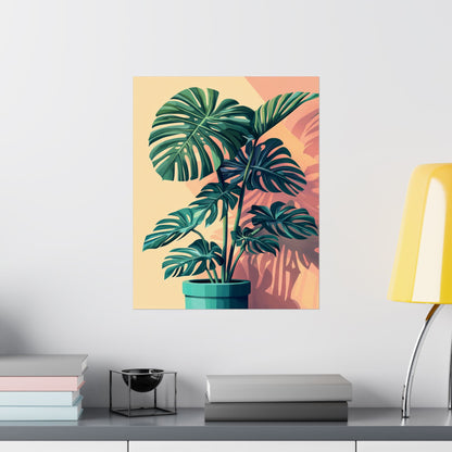 Tropical Monstera Botanical Fine Art Print