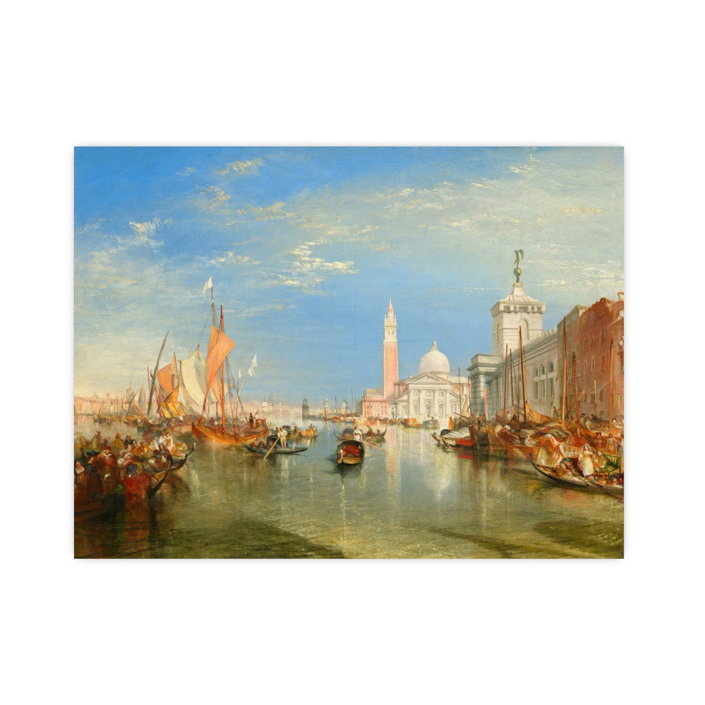 Venice Dogana and San Giorgio Maggiore - Turner Fine Art Poster