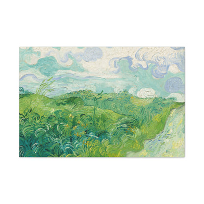 Vincent van Gogh - Green Wheat Fields Fine Art Canvas Print