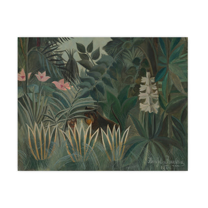 The Equatorial Jungle - Rousseau Tropical Fine Art Poster