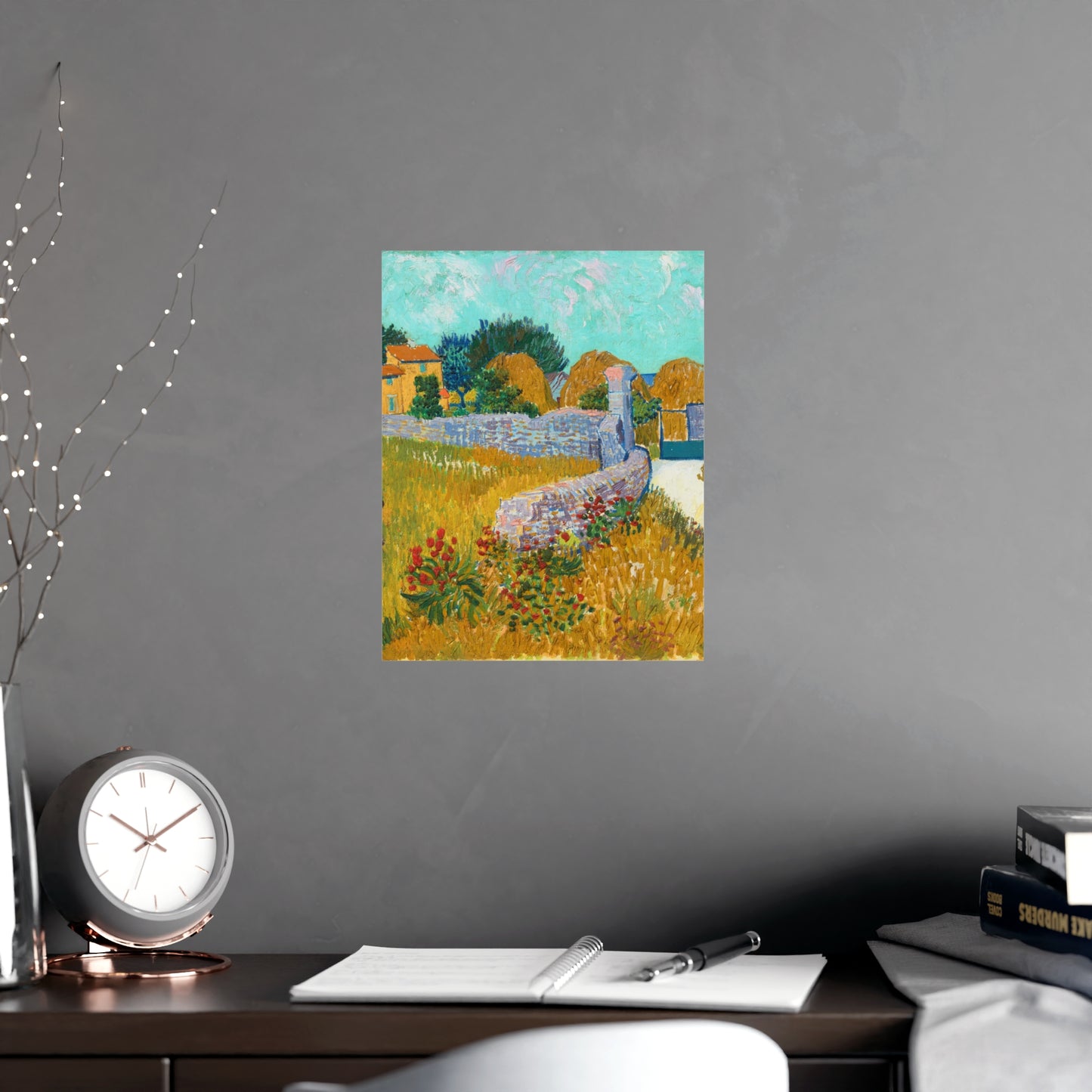 Farmhouse in Provence - Van Gogh Fine Art Poster