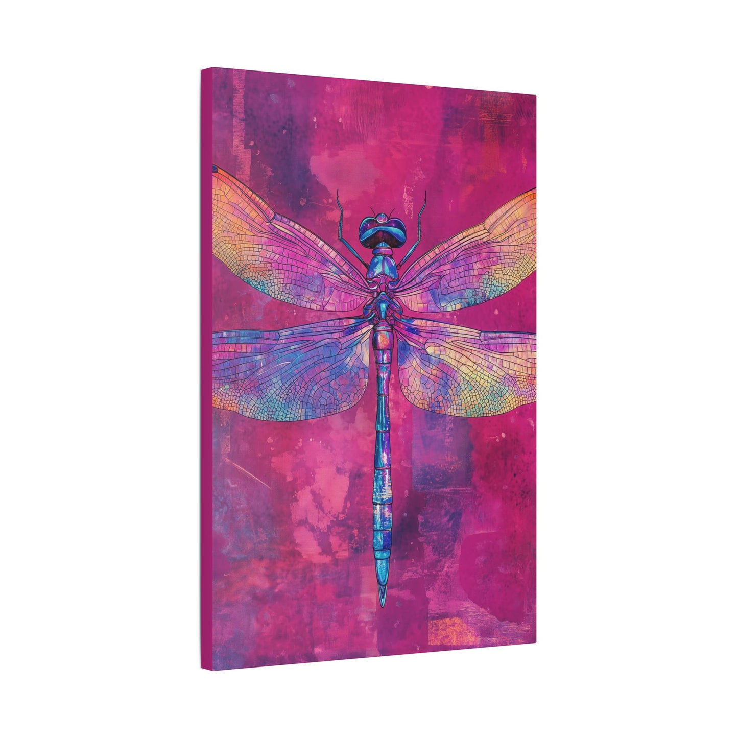 Vibrant Dragonfly - Secret Garden Series -  Fine Art Print on Canvas