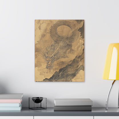 Smoke - Dragon Collection - Year of the Dragon -  Fine Art Print on Canvas