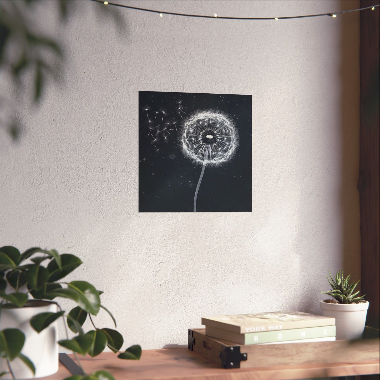 Just Dandy Dandelion Inspirational Fine Art Print