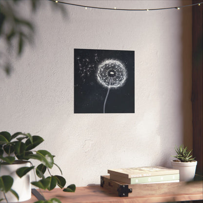 Just Dandy Dandelion Inspirational Fine Art Print