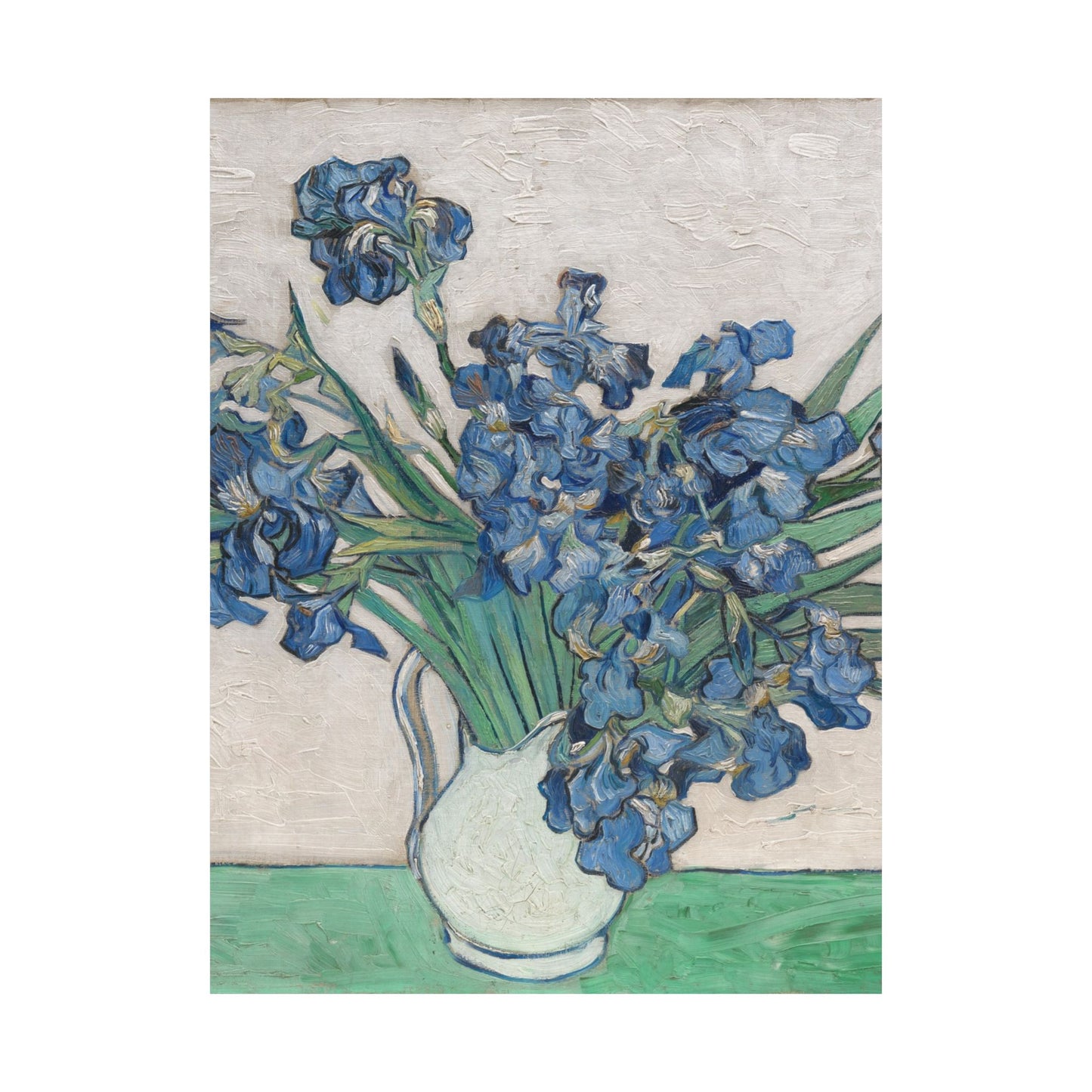 Van Gogh Irises Fine Art Print - Blue Flowers Wall Art