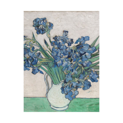 Van Gogh Irises Fine Art Print - Blue Flowers Wall Art
