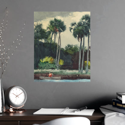 Red Shirt Homosassa Florida - Winslow Homer Fine Art Poster