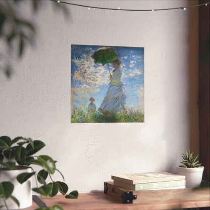 Claude Monet - Woman with a Parasol Fine Art Print