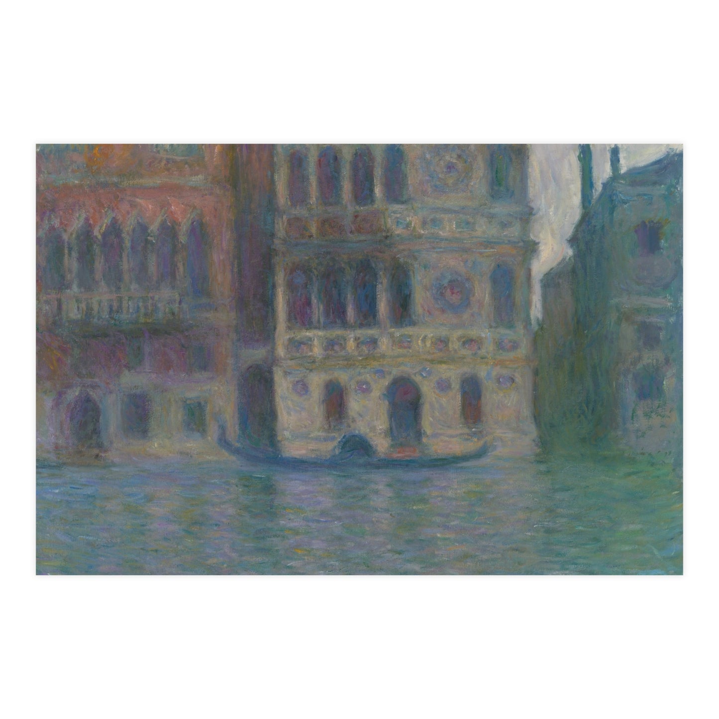 Venice Palazzo Dario - Monet Fine Art Poster