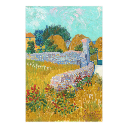 Farmhouse in Provence - Van Gogh Fine Art Poster