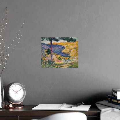 Valley with Fir Shade on the Mountain - Museum Collection - Fine Art Poster