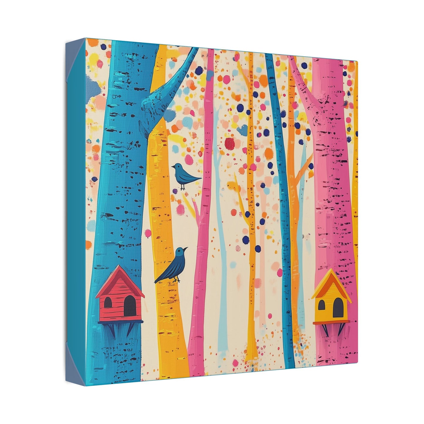 Here for the Birds - Delight in Nature Series - Fine Art Print on Canvas