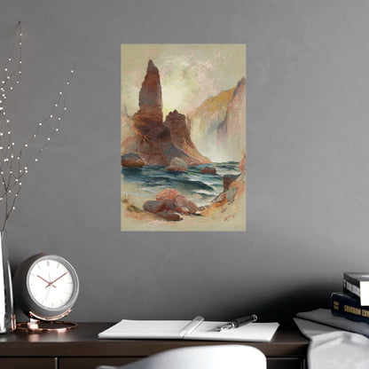 Tower Falls Yellowstone - American West Fine Art Poster