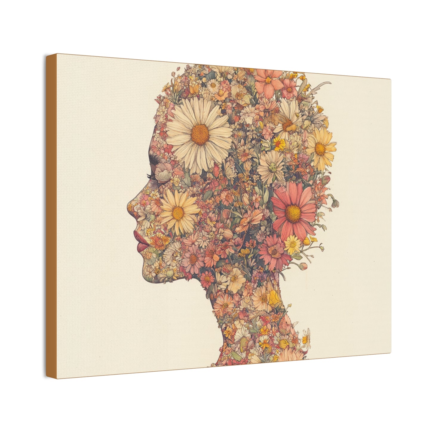 And So She Grew on Canvas