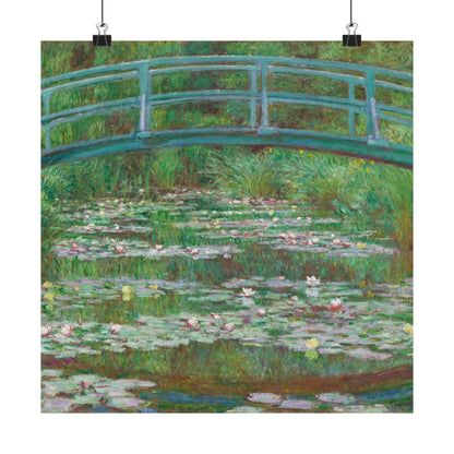 Claude Monet - Japanese Foot Bridge Fine Art Canvas Print