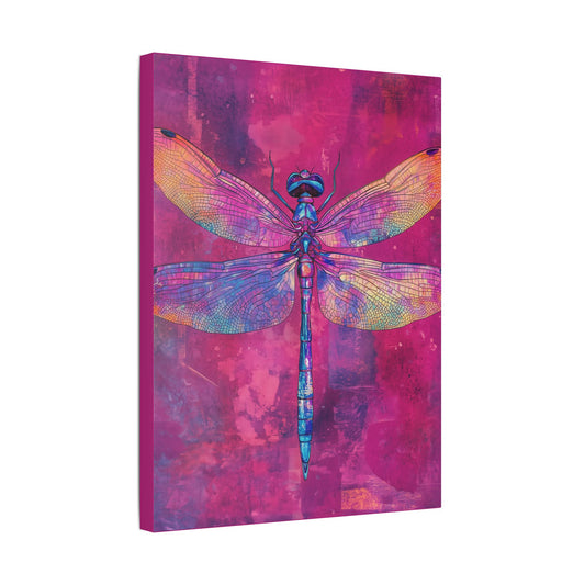 Vibrant Dragonfly - Secret Garden Series -  Fine Art Print on Canvas