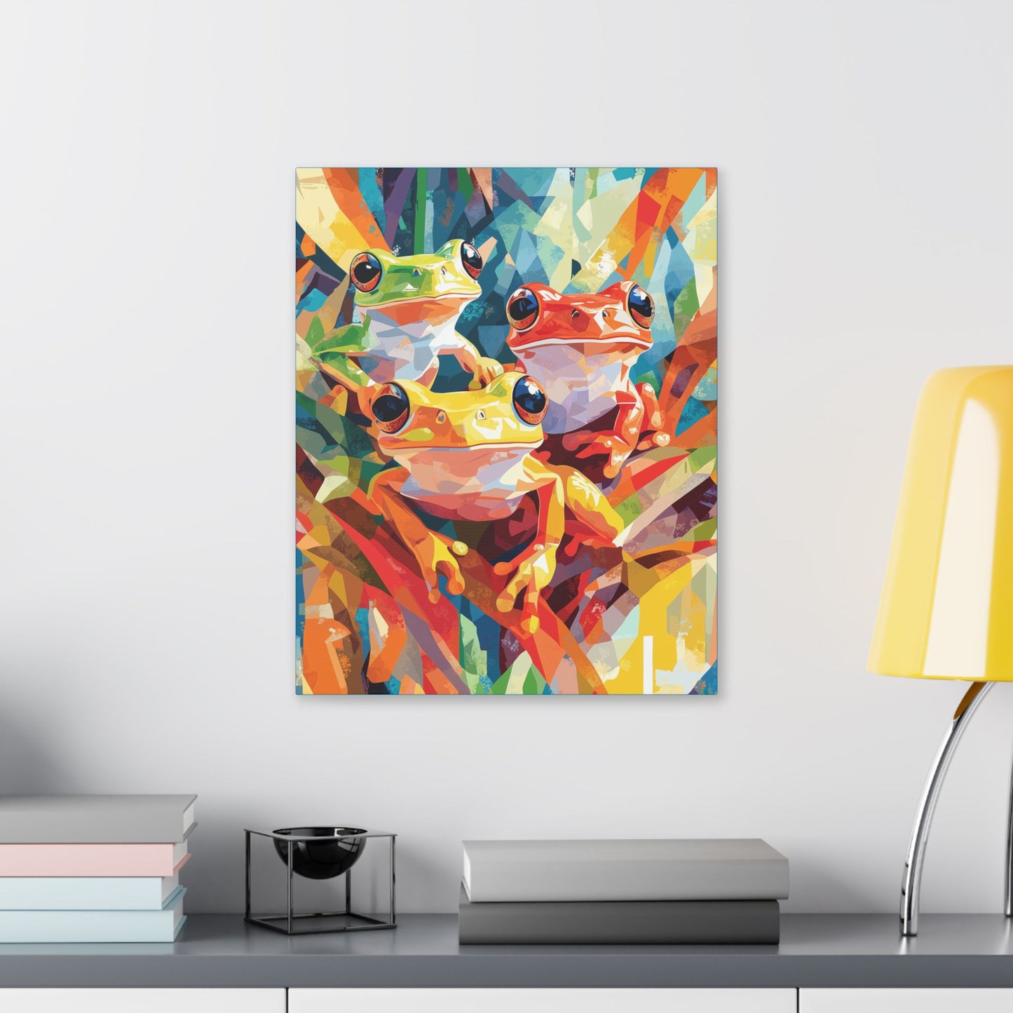 Frogs are Friends - Delight in Nature Series - Fine Art Print on Canvas
