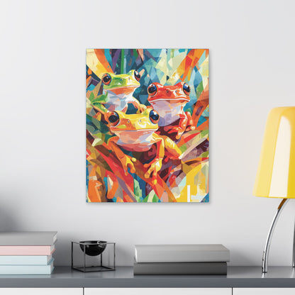 Frogs are Friends - Delight in Nature Series - Fine Art Print on Canvas