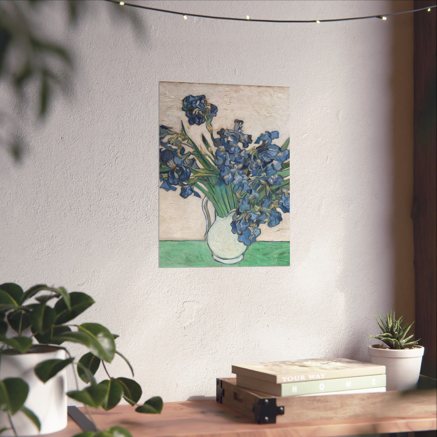 Van Gogh Irises Fine Art Print - Blue Flowers Wall Art