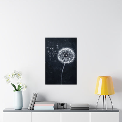 Just Dandy Dandelion Inspirational Fine Art Print