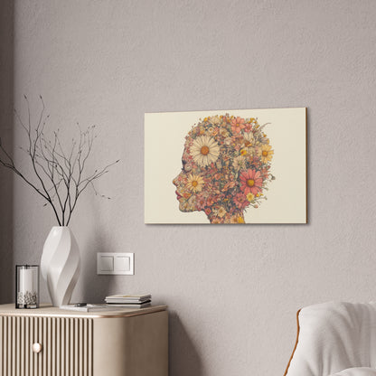And So She Grew on Canvas