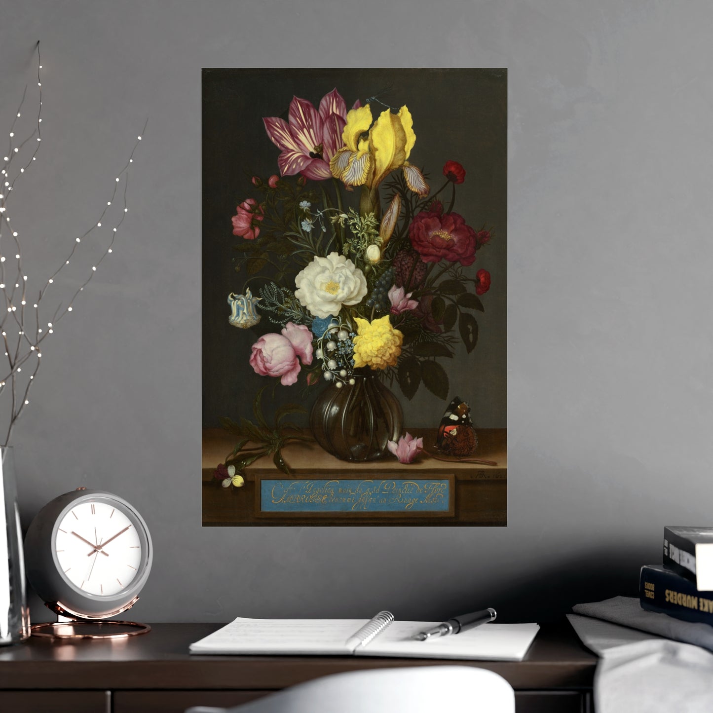 Bouquet of Flowers in a Glass Vase - Dutch Masters Fine Art Poster