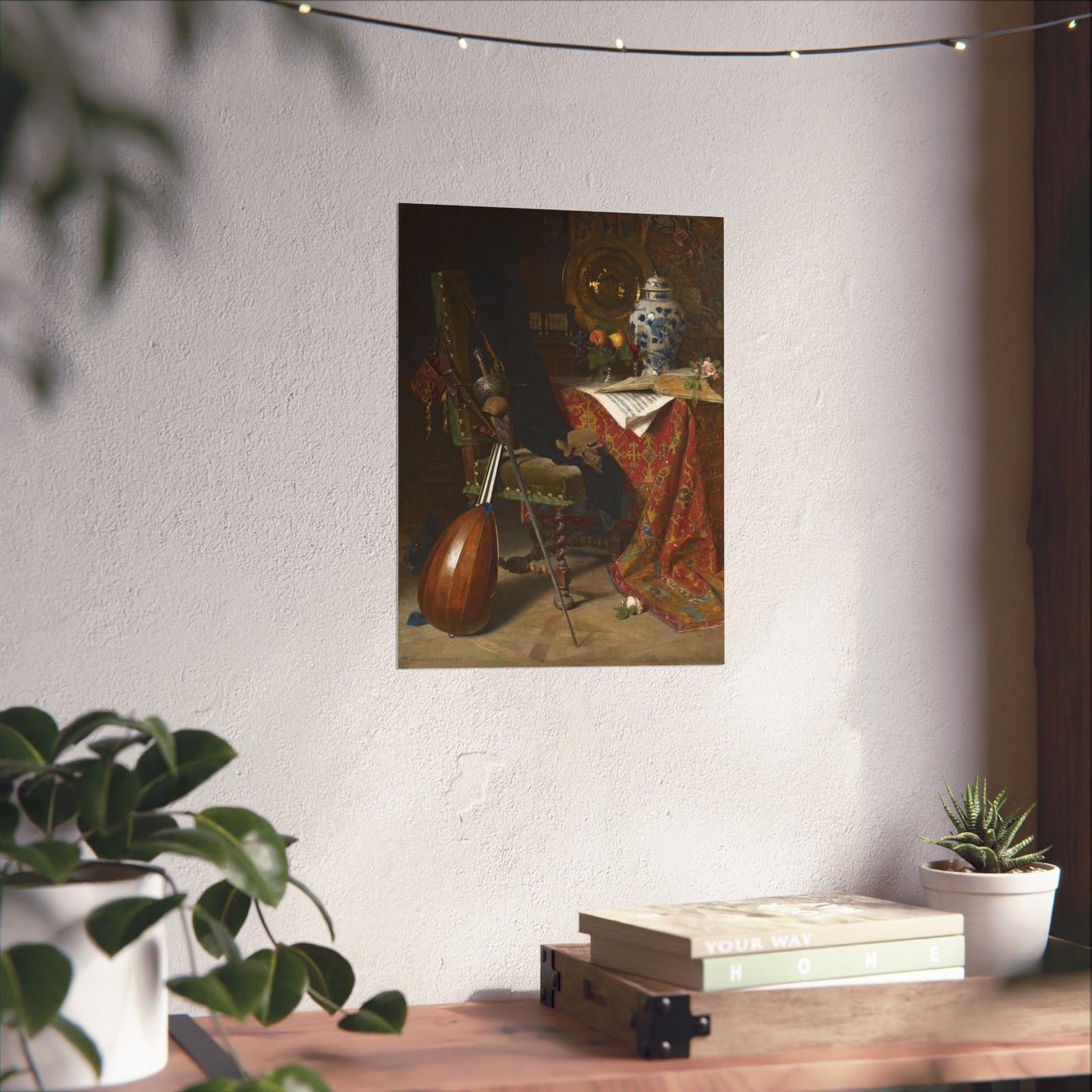 Elegant - Still Life Art - 17th Century Interior Painting - Fine Art Print - Gothic Art - Vintage Fine Art