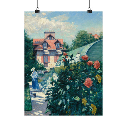 Dahlias Vintage Botanical Fine Art Print